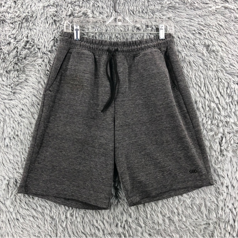 Legend Shorts Mens Size Medium Gray Athletic Drawstring Waist Pockets